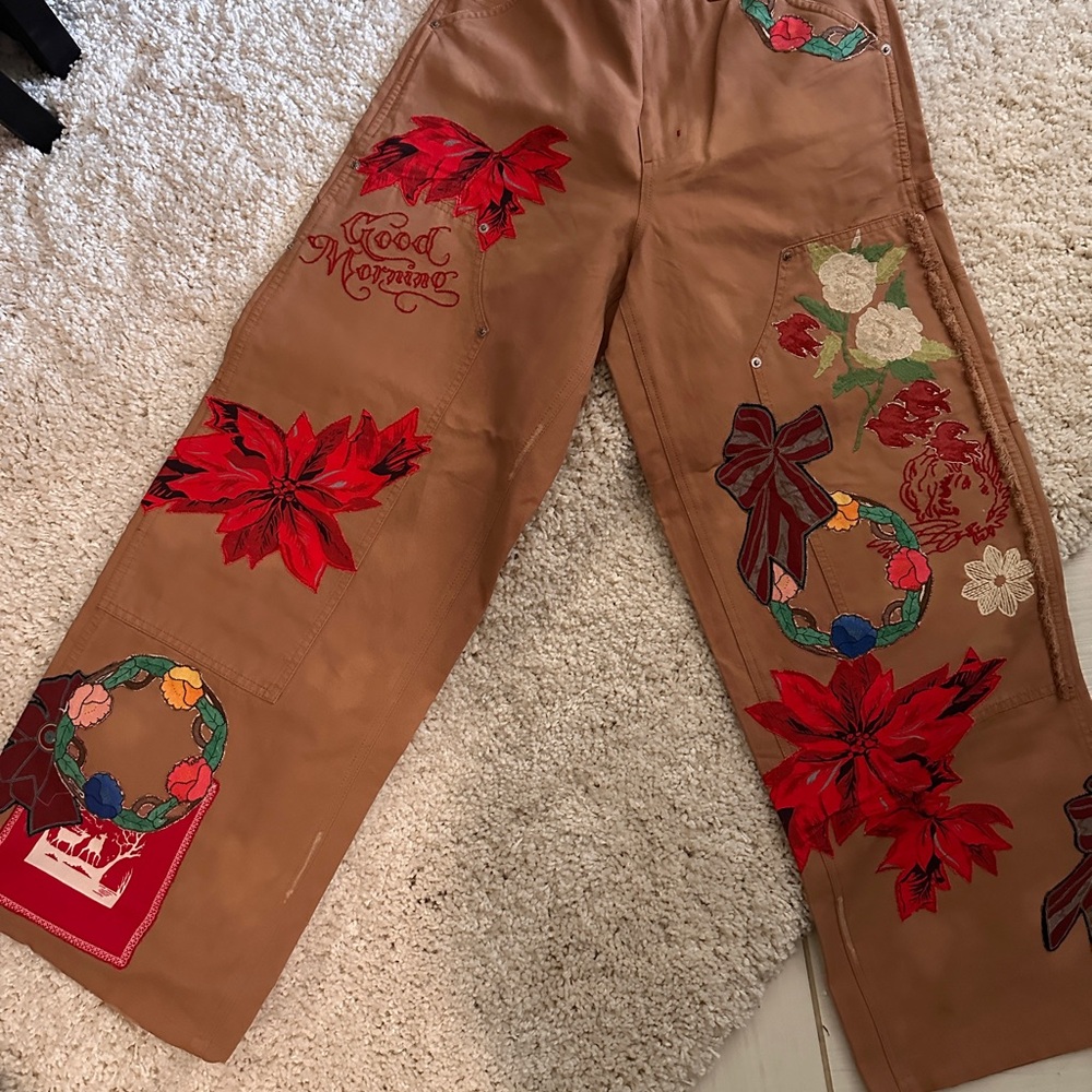 We The Free - Free People, Bright Time Craft Pants, Let It Rein - Picture 3 of 4